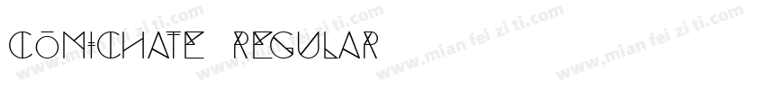 Comichate Regular字体转换